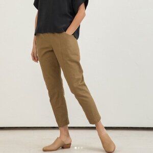 Elizabeth Suzann Clyde Work Pants in Clay Cotton Canvas Size 2-R